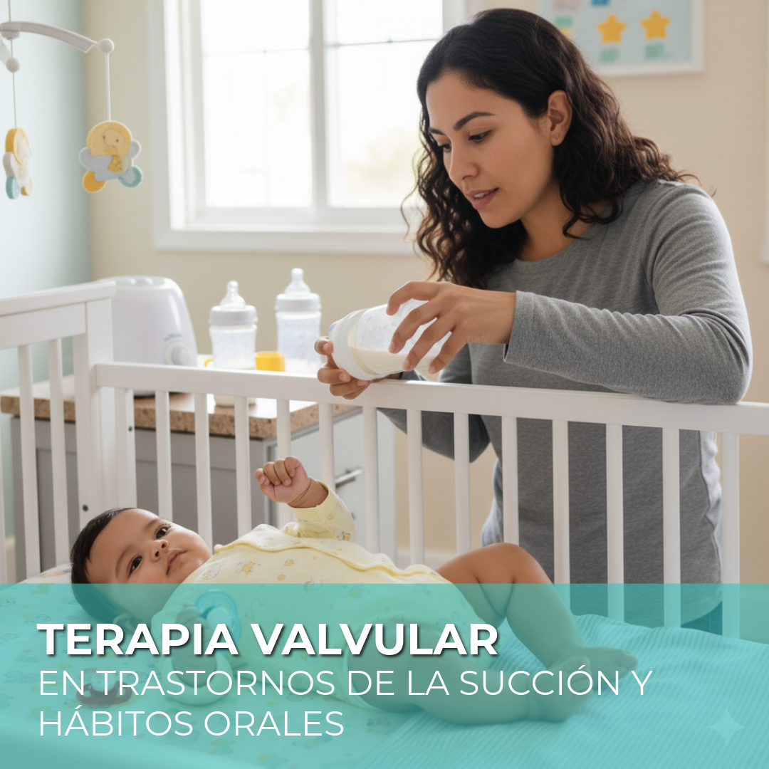 Terapia Valvular para trastornos de la succión y hábitos orales
