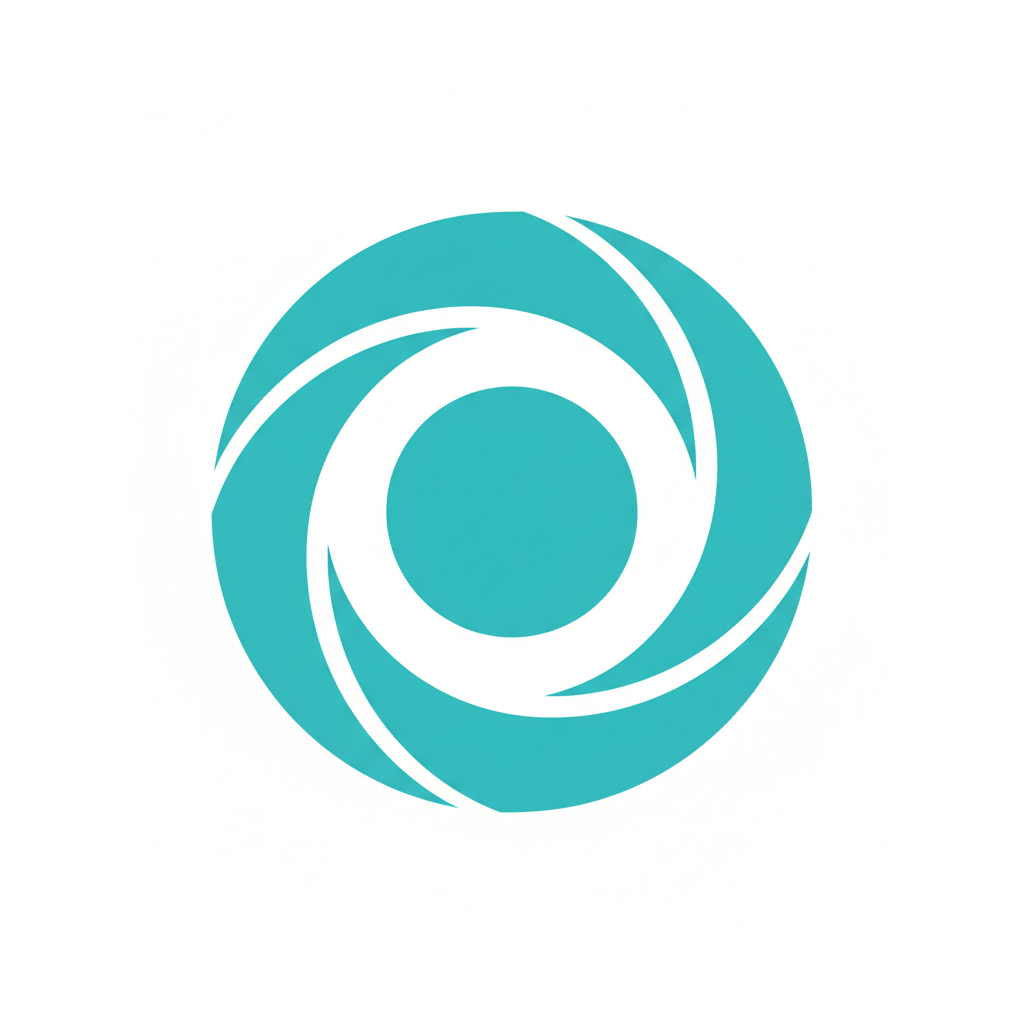 icono en azul turquesa para la palabra integral